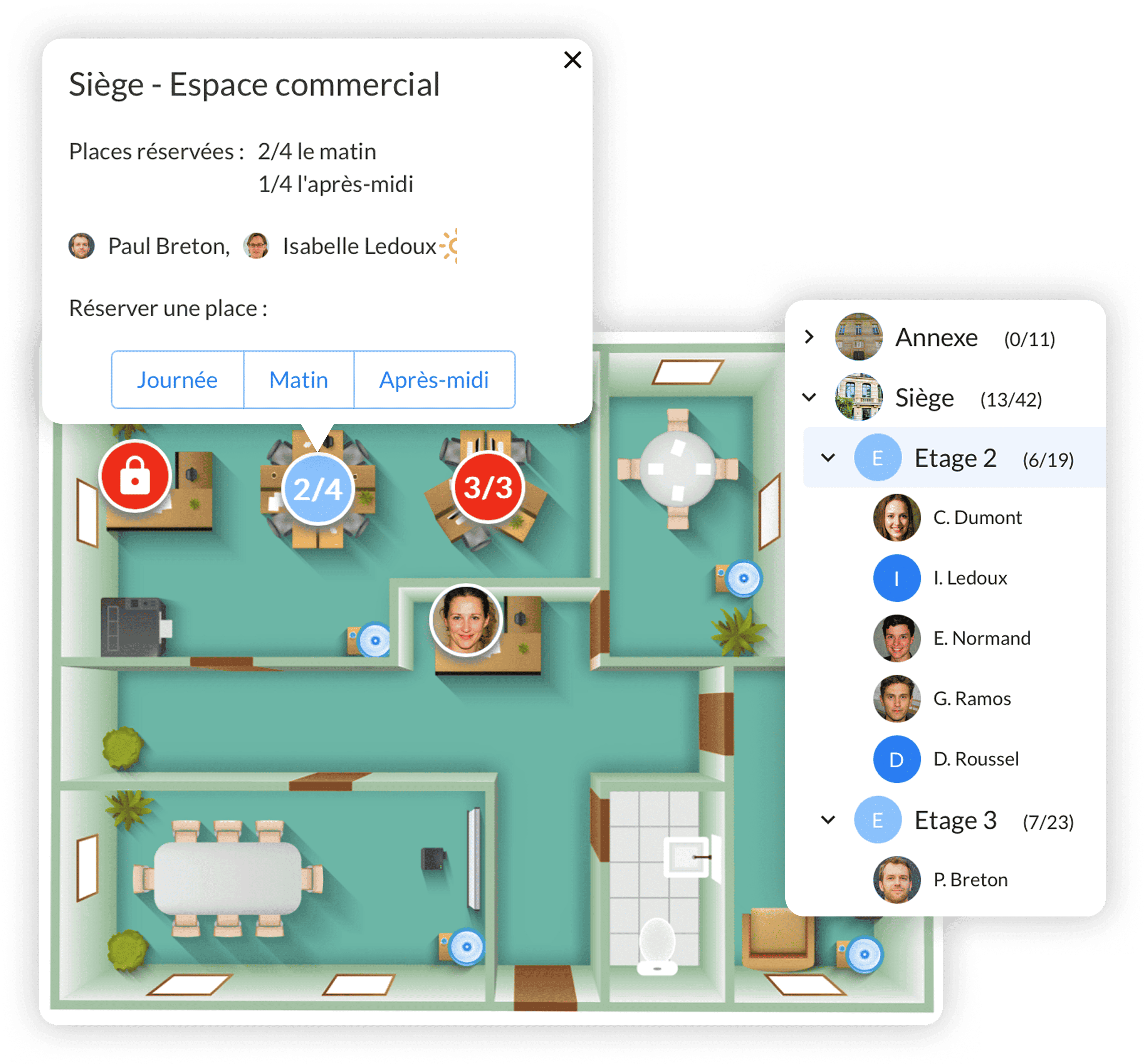 BeeMyFlex map screenshot